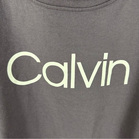 Calvin Klein Performance Purple Mock Neck Sweatshirt Size Large - Picture 6 of 13